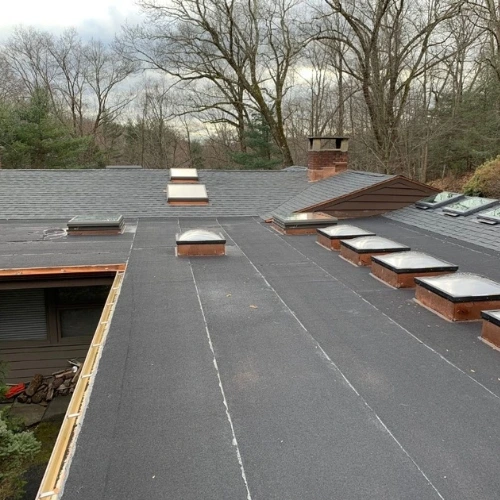 flat and low sloped roof replacement