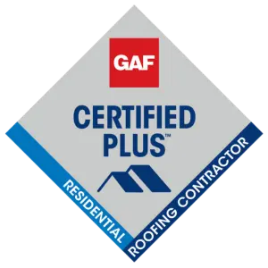 GAF Certified Plus Residential Roofing Contractor