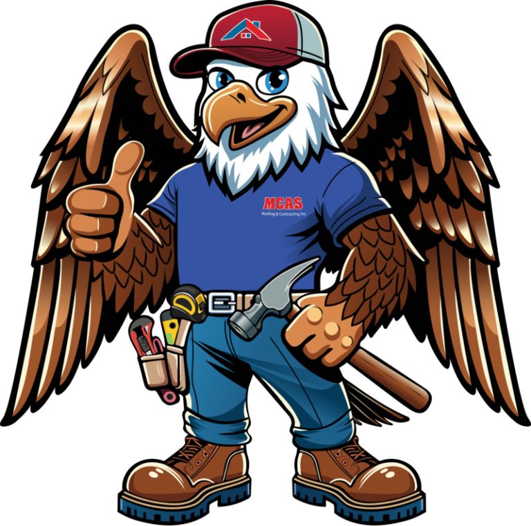 MCAS Roofing & Contracting company mascot