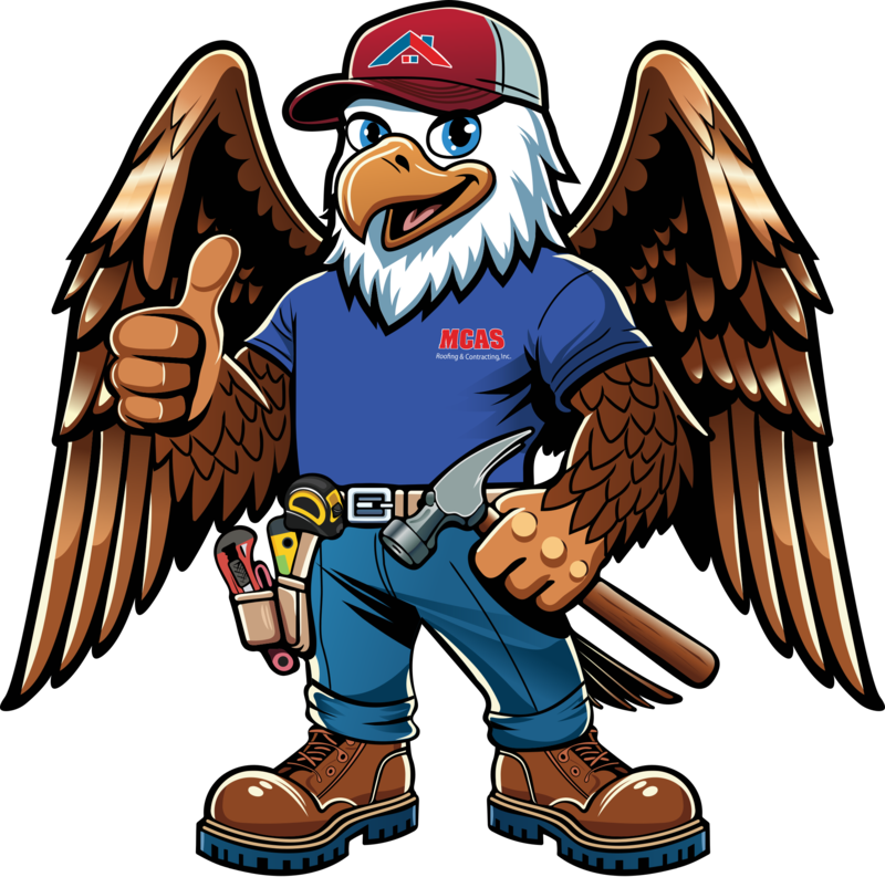 MCAS Roofing & Contracting company mascot