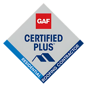 GAF Certified Plus Residential Roofing Contractor certification