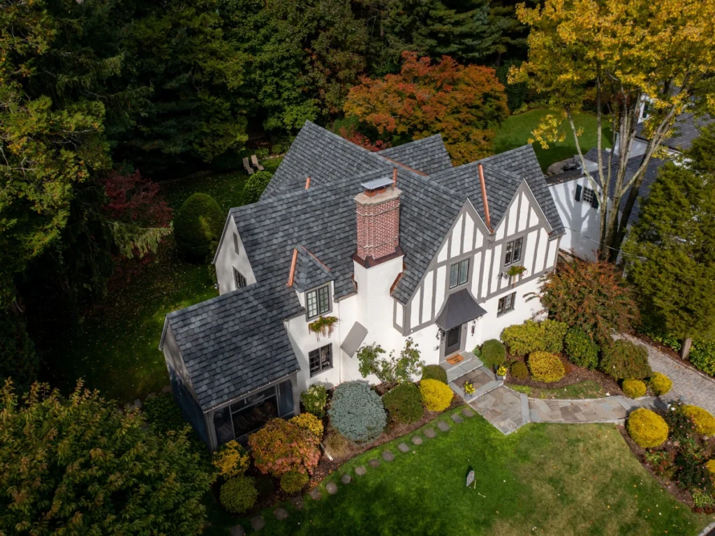 Front left view after GAF Architectural Shingle Roof Replacement Bronxville NY