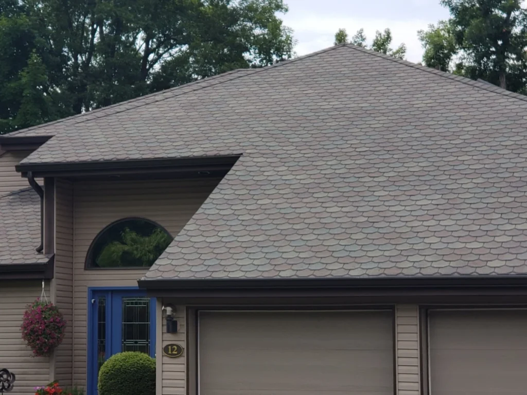 single story home with new architectural roof shingles