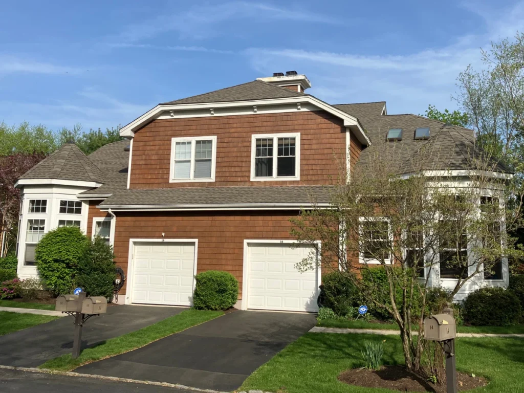 GAF timberline hdz roof in weathered wood color in tarrytown, ny