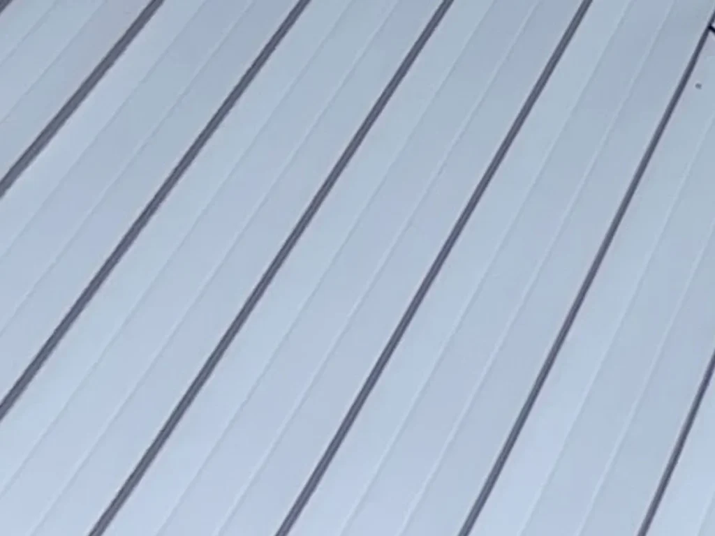 custom fabricated galvalume metal roof sample material